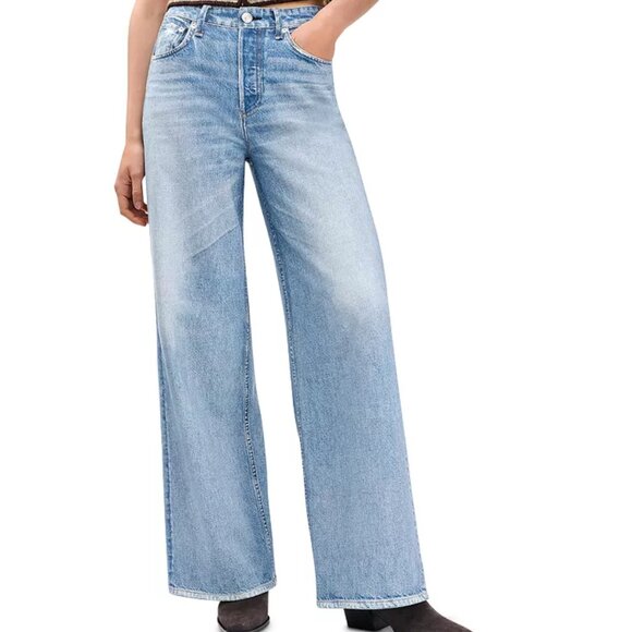 rag & bone Pants - RAG & BONE Miramar Sofie Wide-Leg Pants RAILY NWT *FLAWED SWEAT PANT JEANS 28